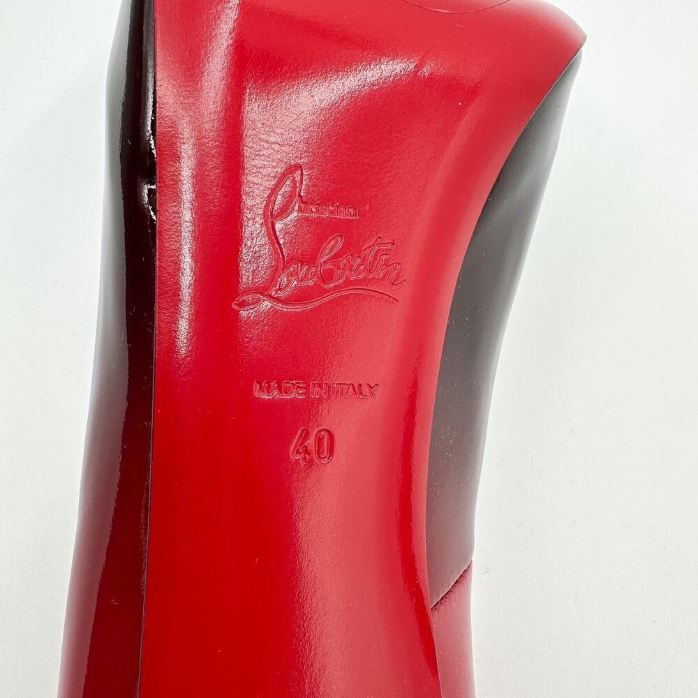 Christian Louboutin New Very Prive 120 Pumps Black Red Ombré Size 40, 10 - Picture 11 of 14